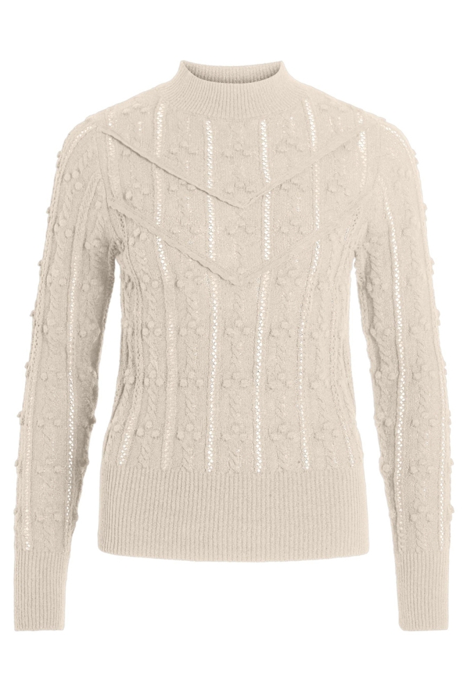 VIJOMA L S MOCK NECK KNIT 14088157 BIRCH