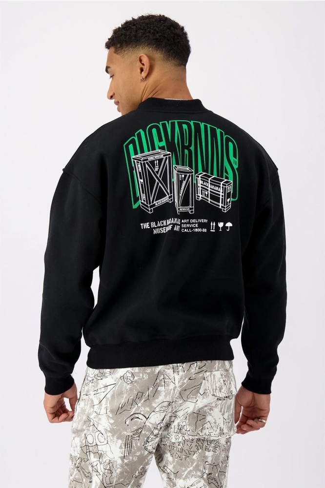 LOGISTICS CREWNECK MENFW23 2 26 BLACK
