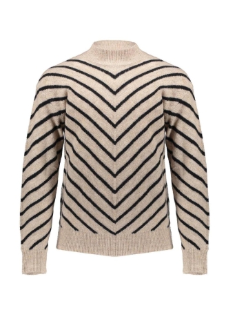 Geisha Girls Trui PULLOVER STRIPES 34507K 10 720 sand/black