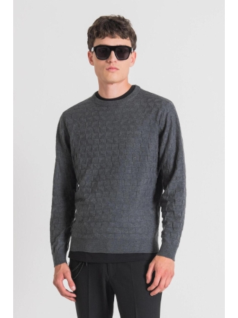 Antony Morato Trui SWEATER MMSW01384 YA400141 9004 DARK GREY MELANGE