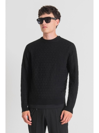 Antony Morato Trui SWEATER MMSW01384 YA400141 9000 BLACK