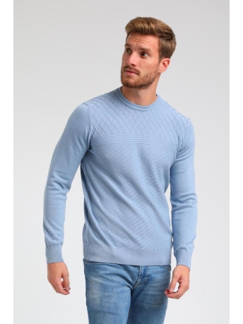 Gabbiano Trui TRUI MET DRIE STRUCTUREN 613762 STORMY BLUE