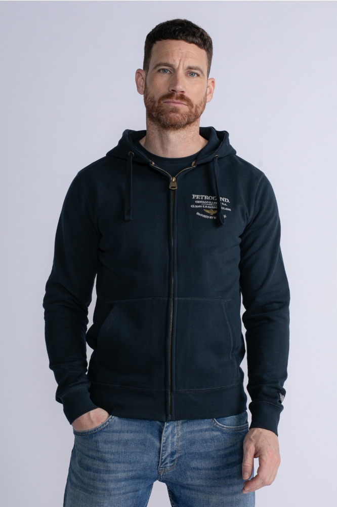 MEN SWEATER HOODED ZIP M 3030 SWH303 5152