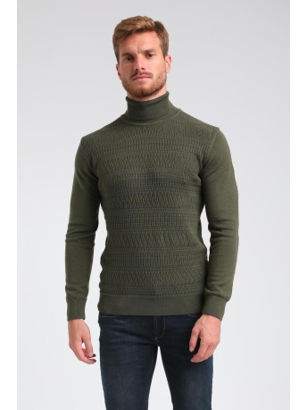 Gabbiano Trui COLTRUI MET UNIEKE STRUCTUUR 613774 502 army