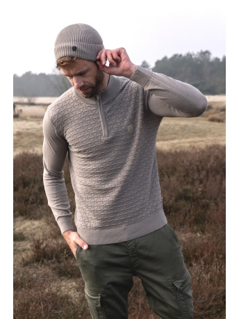 Gabbiano Trui TRUI MET RITS 613776 1101 Soft Taupe