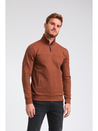 Gabbiano Trui SWEATER MET RITS 773778 450 rust