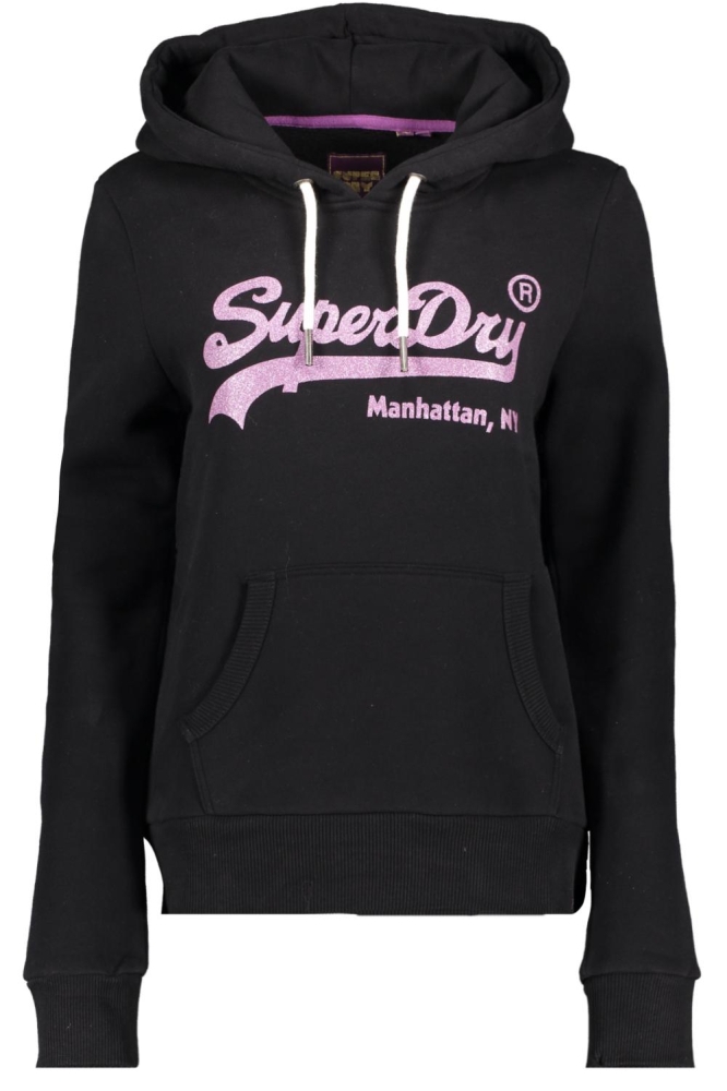 EMBELLISHED VL HOODIE W2011959A 02A BLACK