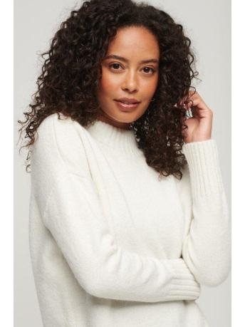 Superdry Trui ESSENTIAL MOCK NECK JUMPER W6110501A 39E ECRU