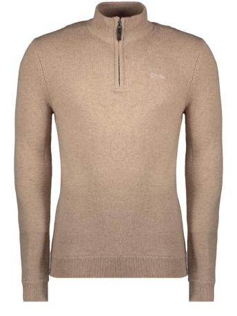 Superdry Trui ESSENTIAL EMB KNIT M6110563A 1GL BIRCH BROWN MARL