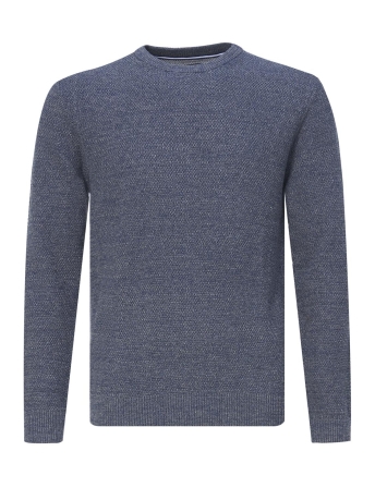 Campbell Trui CLASSIC TRUI RONDE HALS 084902 001 3801 MARITIME BLUE