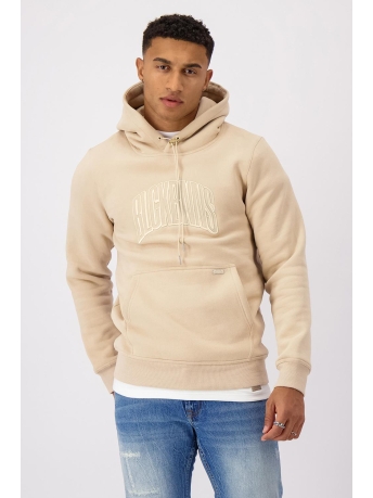 Black Bananas Trui ARCH TST HOODY MENFW23 2 31 SAND