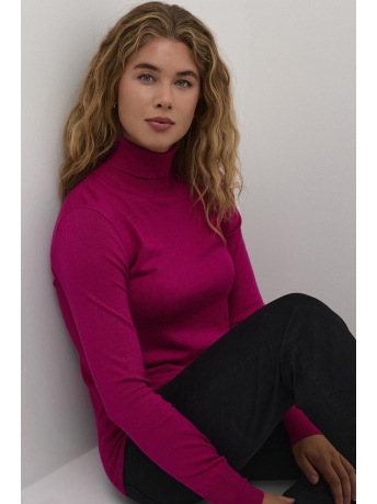 Kaffe Trui ASTRID ROLL NECK 500023 182328 FUCHSIA RED