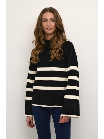 Kaffe Trui KANELLIE KNIT PULLOVER 10507767 100121 BLACK DEEP