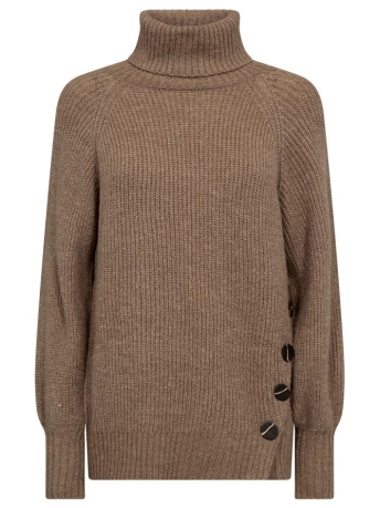 Freequent Trui FQSILA PU 121263 DESERT TAUPE MELANGE