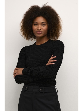 Kaffe Trui KAELLA KNIT PULLOVER 10507886 100121 BLACK DEEP
