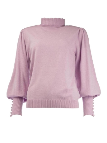 I-coni-K Trui ALAIA KNIT 23W P218 01 813 LILA