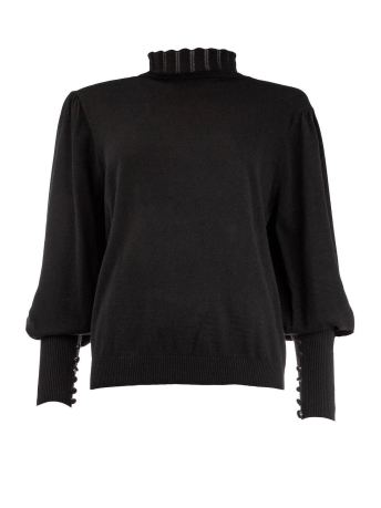 I-coni-K Trui ALAIA KNIT 23W P218 01 900 BLACK