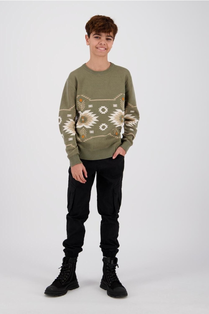 MARIO PULLOVER AW23KBN38001 KALAMATA GREEN