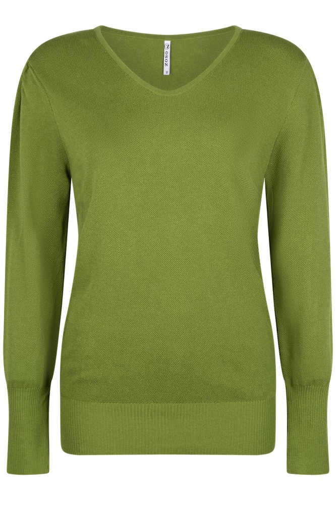 DARLY KNITTED SWEATER 234 0074 OLIVE