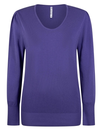 Zoso Trui DARLY KNITTED SWEATER 234 0044 PURPLE