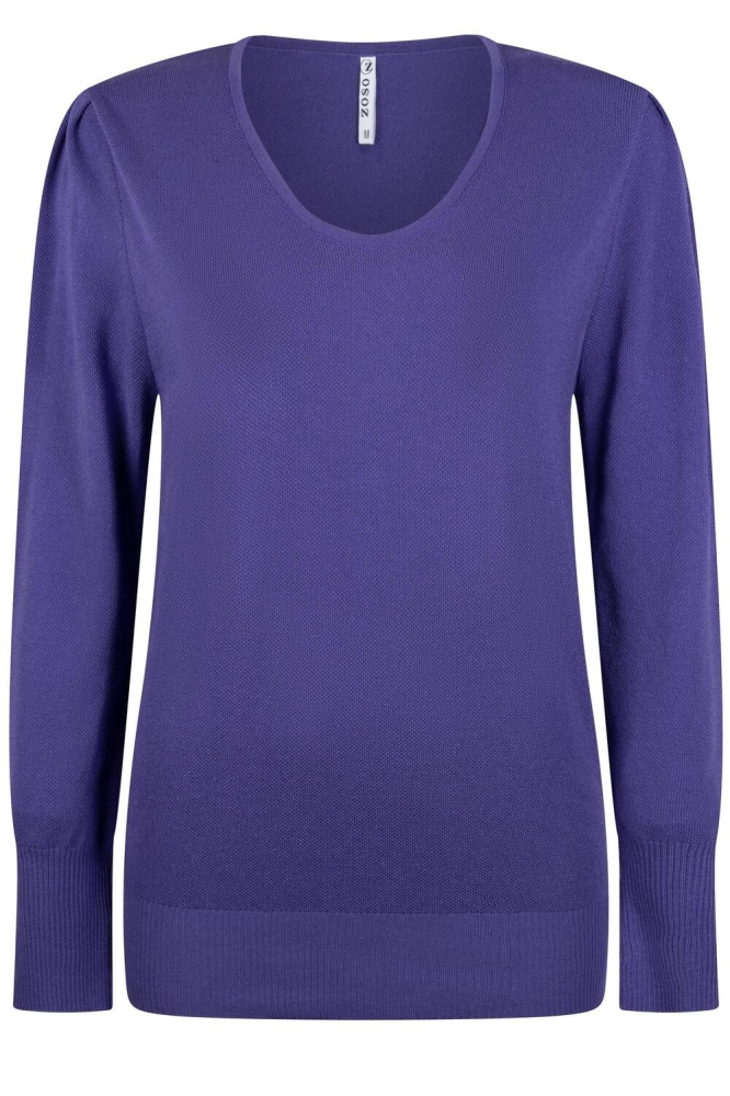 DARLY KNITTED SWEATER 234 0044 PURPLE