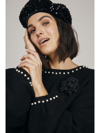 Freequent Trui FQPEARL PULLOVER 203244 BLACK