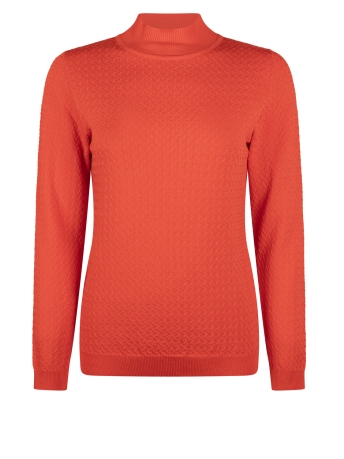 Zoso Trui PATTY FANCY SWEATER 234 0800 ORANGE