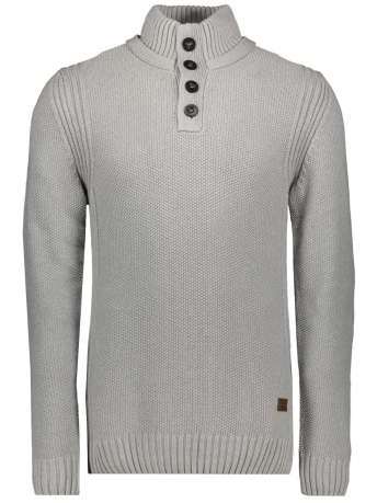 Twinlife Trui PULLOVER HALF BUTTON TW34405 821030 821 HARBOR MIST