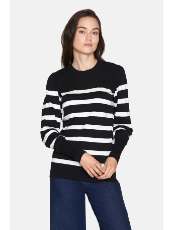 SisterS point Trui HOTTI N ST1 15752 BLACK/CREAM