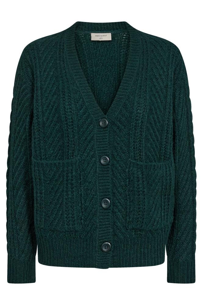FQNELLYCARDIGAN 202640 RAINY FOREST MELANGE