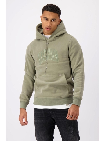 Black Bananas Trui ARCH TST HOODY MENFW23 2 31 GREEN