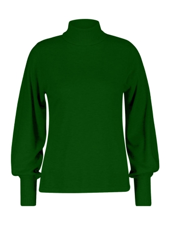 Red Button Trui SWEET ROLL NECK PUFF SLEEVE SRB4067 EMERALD