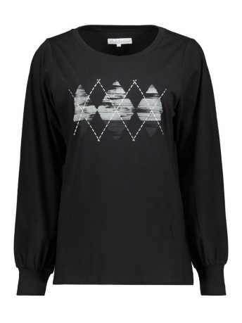 Red Button T-shirt TEMMY ARGYLE SRB4124 BLACK