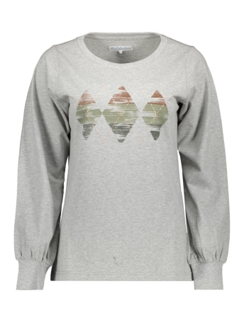 Red Button T-shirt TEMMY ARGYLE SRB4124 GREY