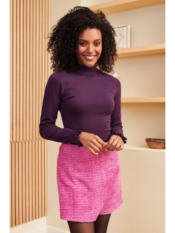 Lofty Manner Trui SWEATER NATALIE OL06 KW PURPLE