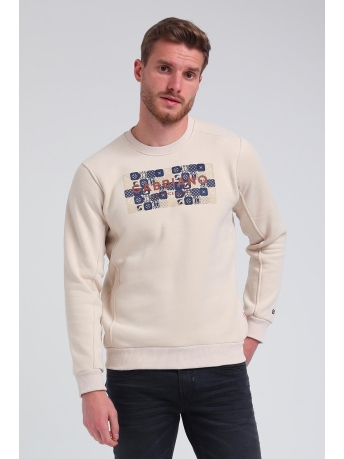Gabbiano Trui SWEATER MET TEKST 774270 1002 Sand
