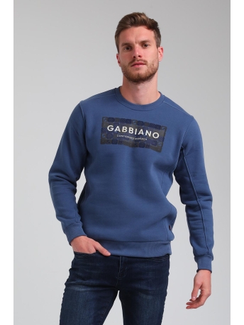 Gabbiano Trui SWEATER MET TEKST 774270 308 Indigo