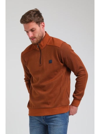 Gabbiano Trui GESTRUCTUREERDE TRUI MET RITS 774272 410 Copper