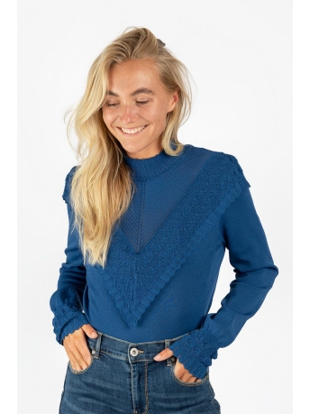 Fluresk Trui JASMIN TRUI 23NSF02 MARINEBLAUW