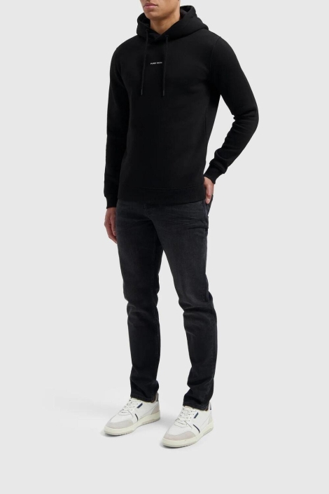 Pure Path zwarte heren sweater | Model