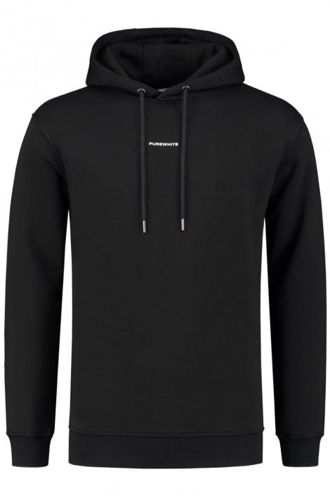 Pure Path zwarte heren sweater | Vooraanzicht