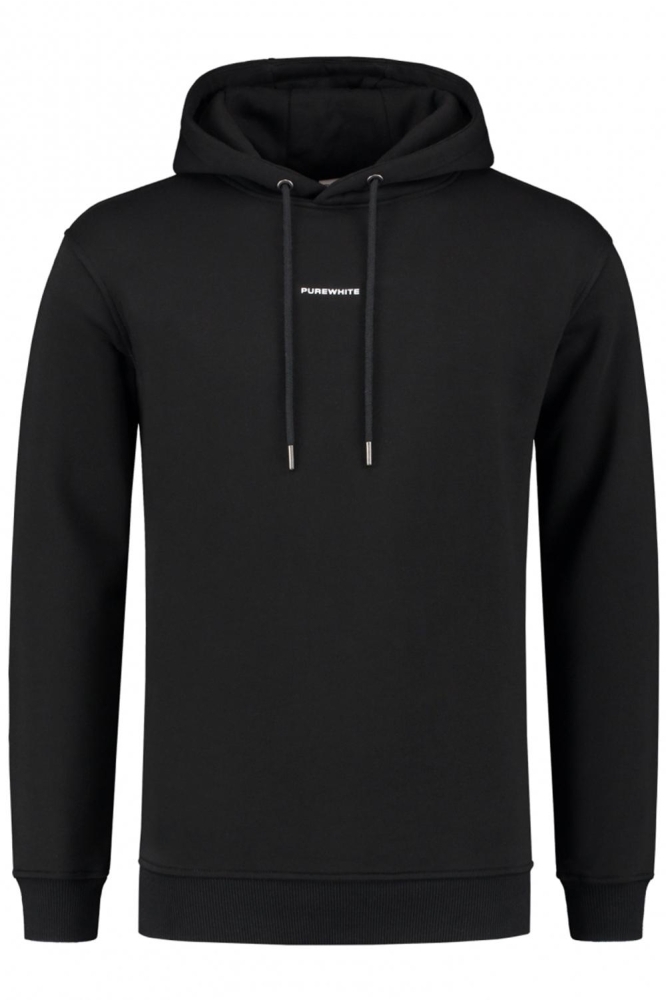Pure Path zwarte heren sweater | Vooraanzicht