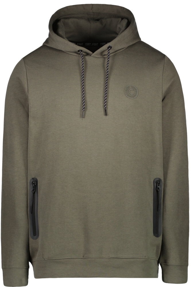 Cars groene heren sweater | Vooraanzicht