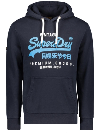 Superdry Trui VINTAGE VL PREM GOOD OD HOOD M2012985A MIDNIGHT NAVY