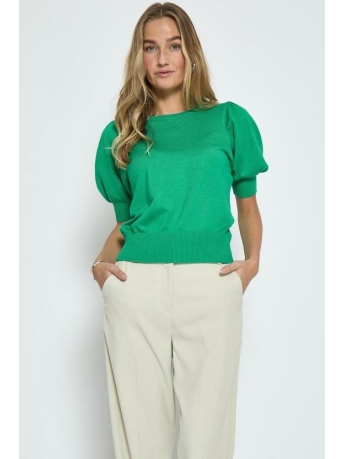 Minus Trui LIVA KNIT TEE MI3939 3384 GOLF GREEN