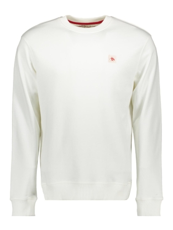 Scotch & Soda Trui ESSENTIAL LOGO BADGE SWEATSHIRT 175681 6870 SWAN