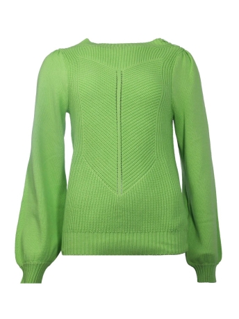 NED Trui SUZE LS KNITWEAR 24S1 U239 04 258 GREEN FLASH