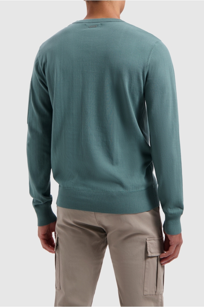 KNITTED CREWNECK 24010813 76 FADED GREEN