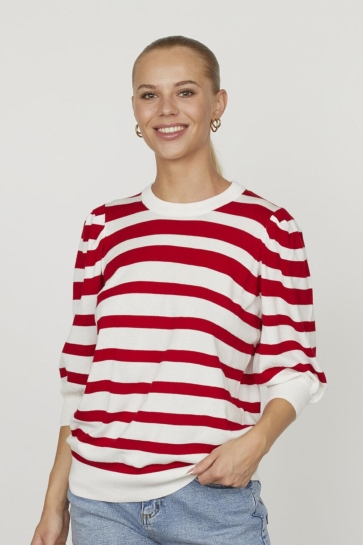 SisterS point T-shirt HALIA SS1 17249 Cream/Ruby