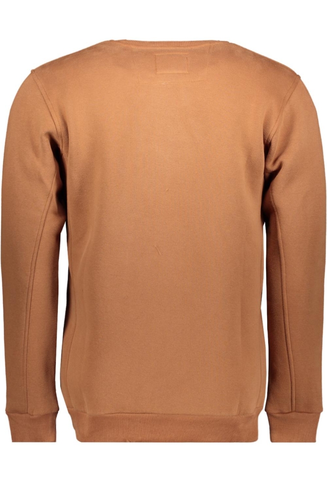 Gabbiano koperen heren sweater | Achteraanzicht